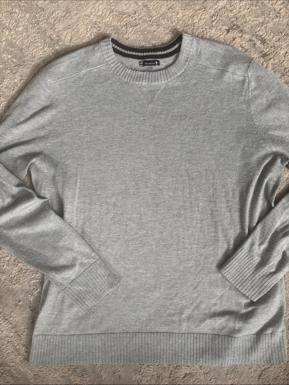 Smartwool Men's Light Gray Crewneck Sweater